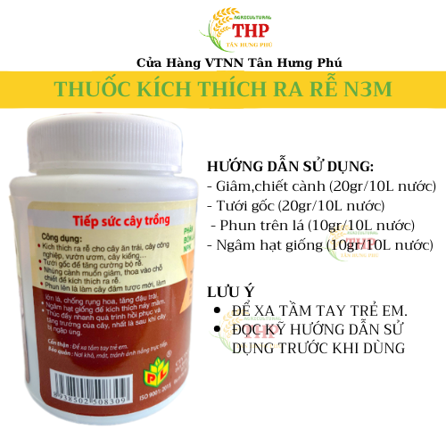 Thuốc kích rễ N3M cực mạnh | Hũ 100g