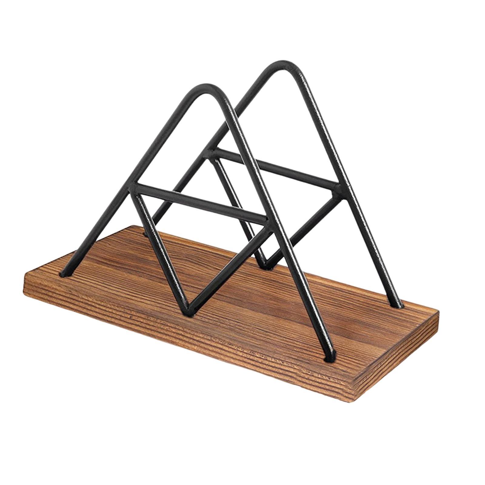 Tabletop Paper Napkin Holder Stand Organizer,Freestanding Tissue Dispenser,Paper Napkin Holder for Picnic Table Party Kitchen Countertops