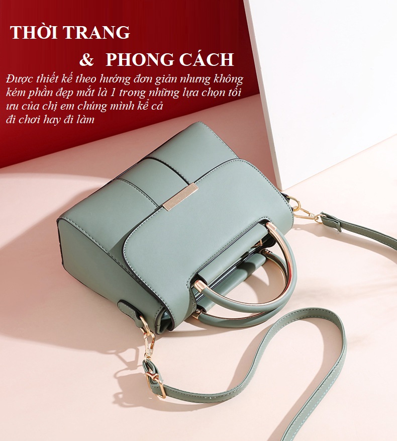 Túi xách nữ - Túi nữ cầm tay có quai đeo MS003