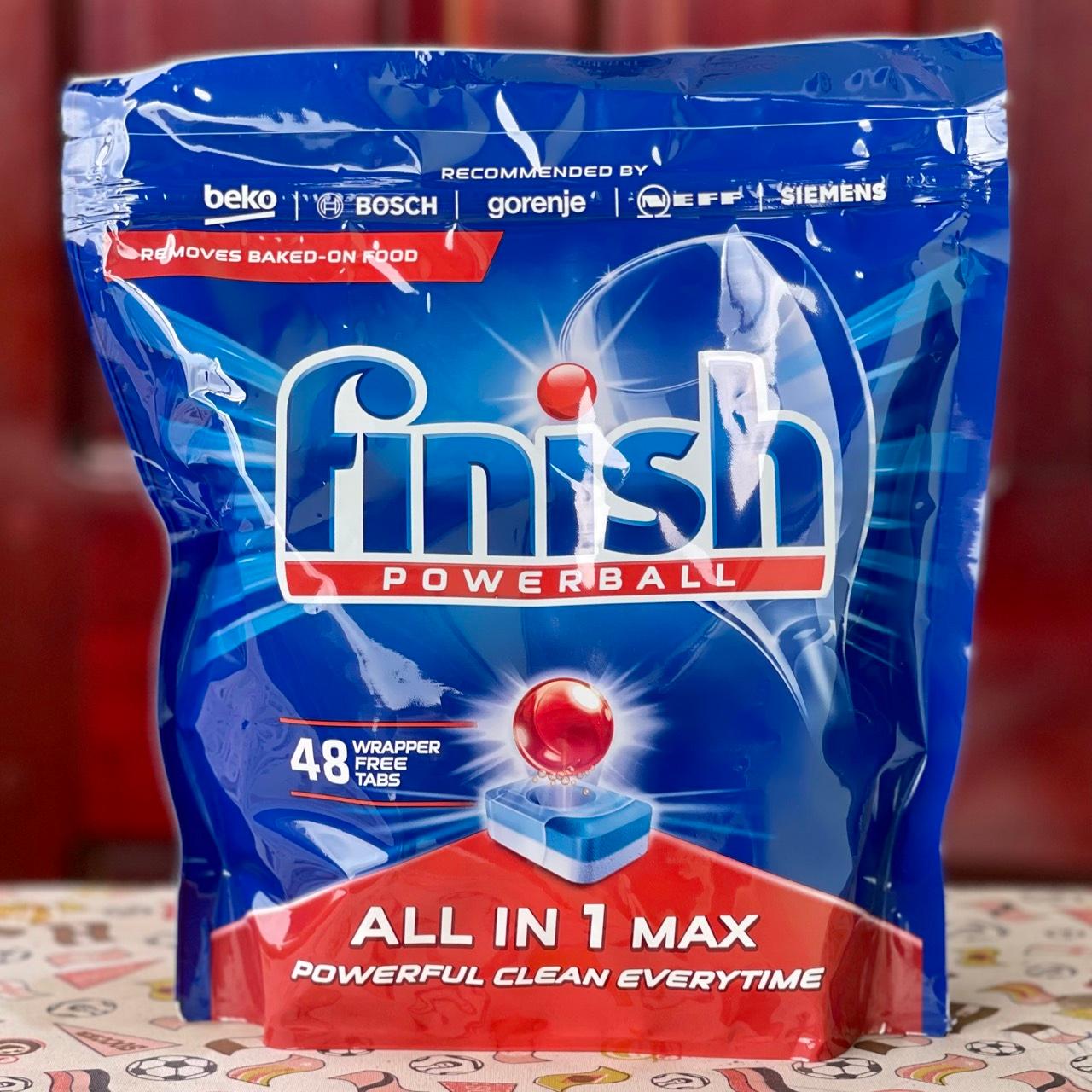 Viên rửa bát Finish All in 1 max 48 viên / túi