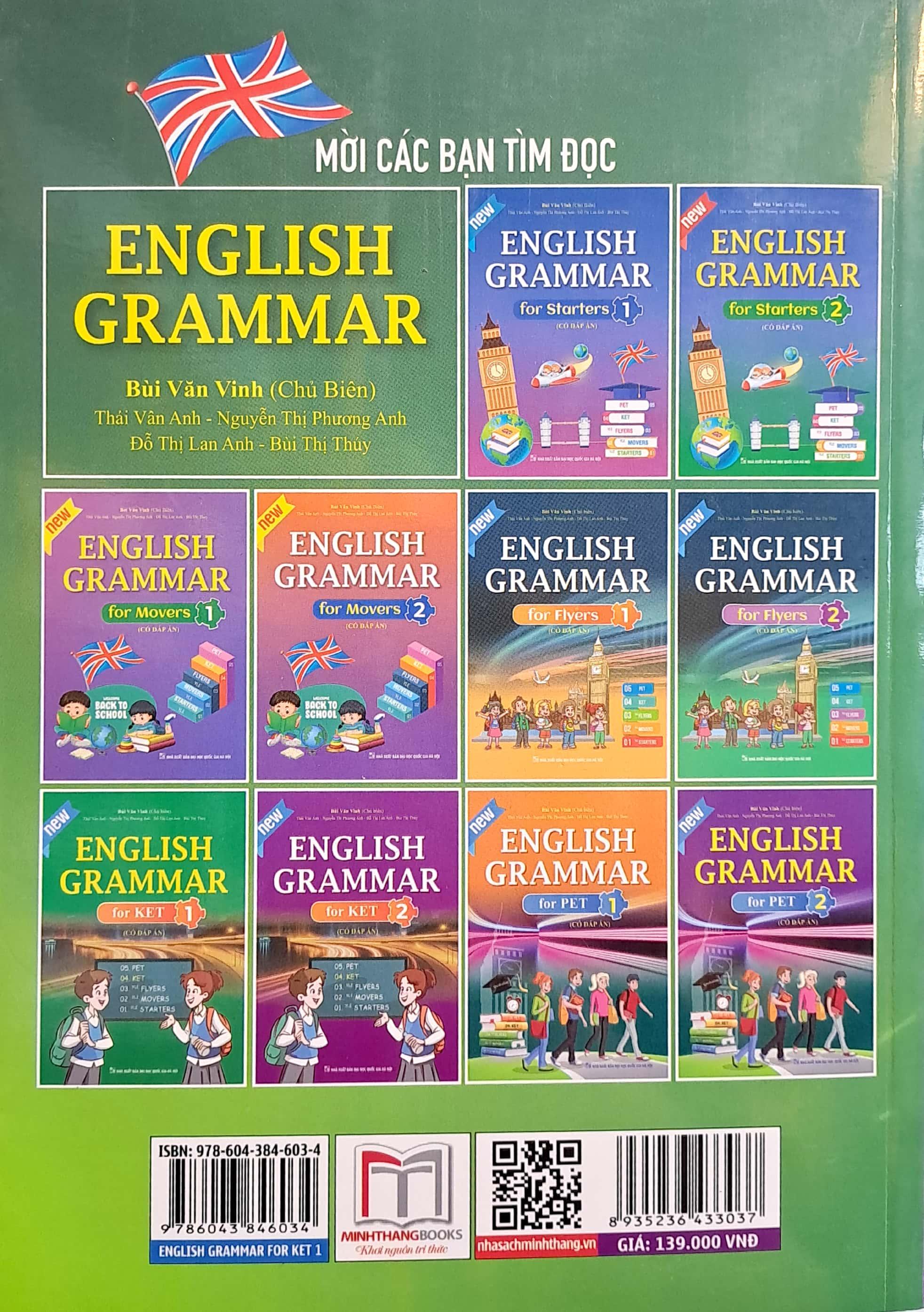 English Grammar For Ket 1 (Có Đáp Án)
