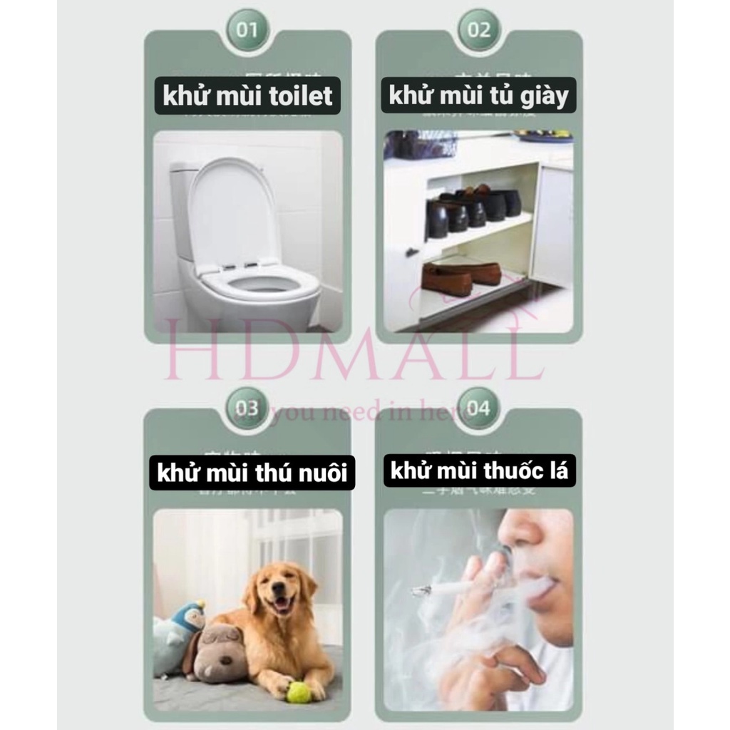 Sáp thơm Thalo Khử Mùi Phòng, Xe ô tô, Toilet, Tủ Quần Áo Nội Địa Trung Mùi Hương Tự Nhiên