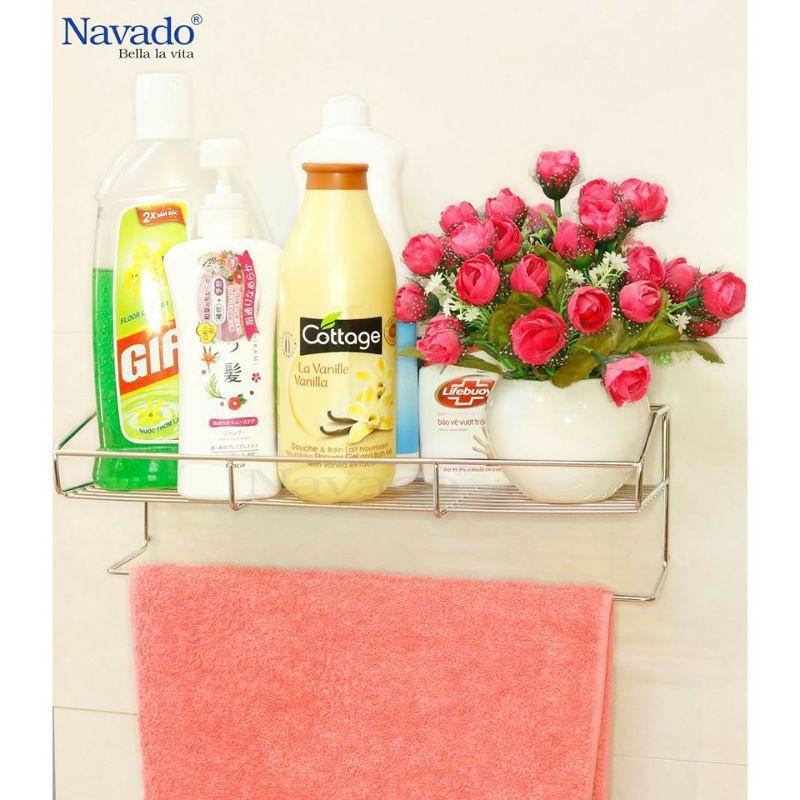 Kệ đồ inox đa năng dán tường chính hãng Navado