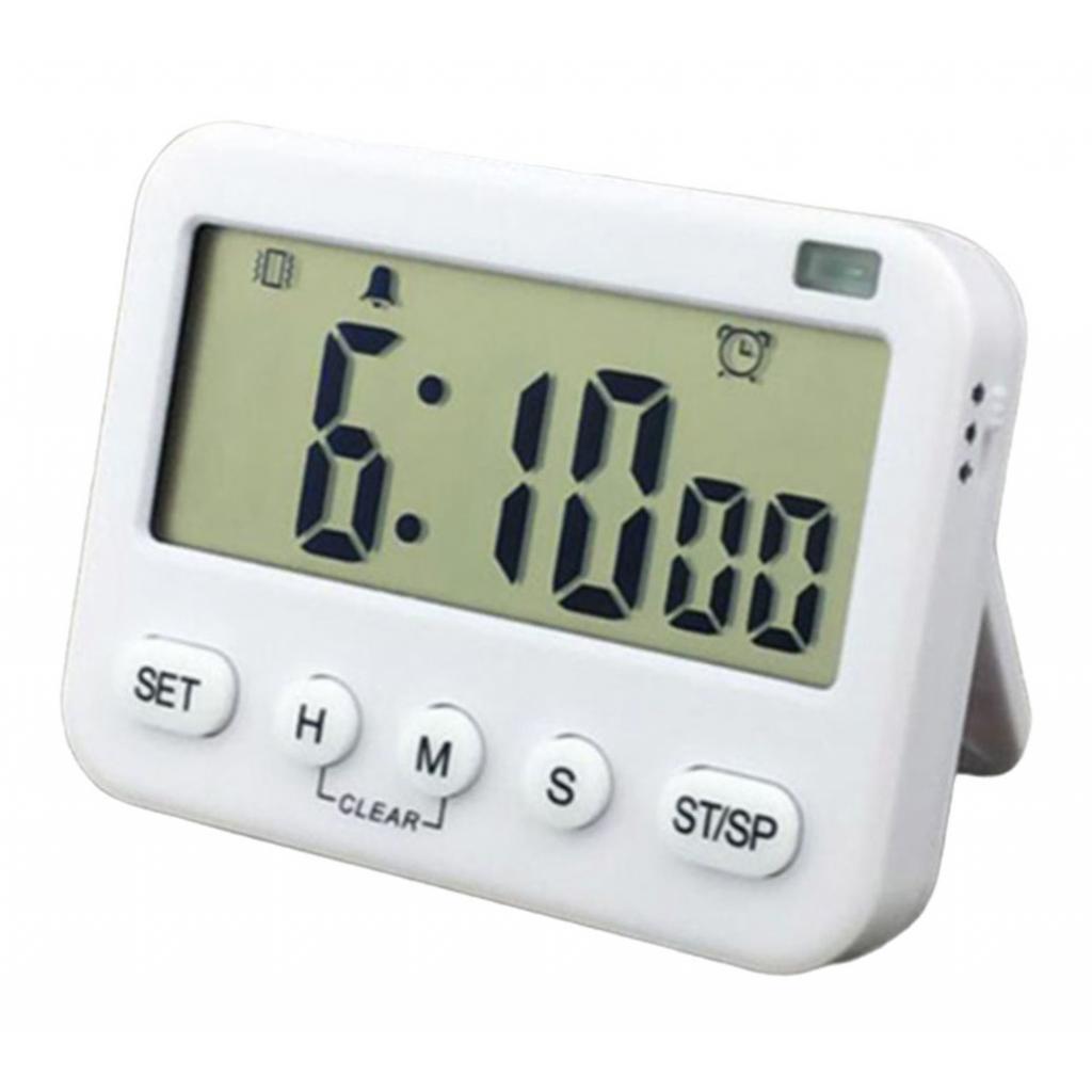 2pcs LED Digital Alarm Clock Desk Table Timer Vibration Switch Timer