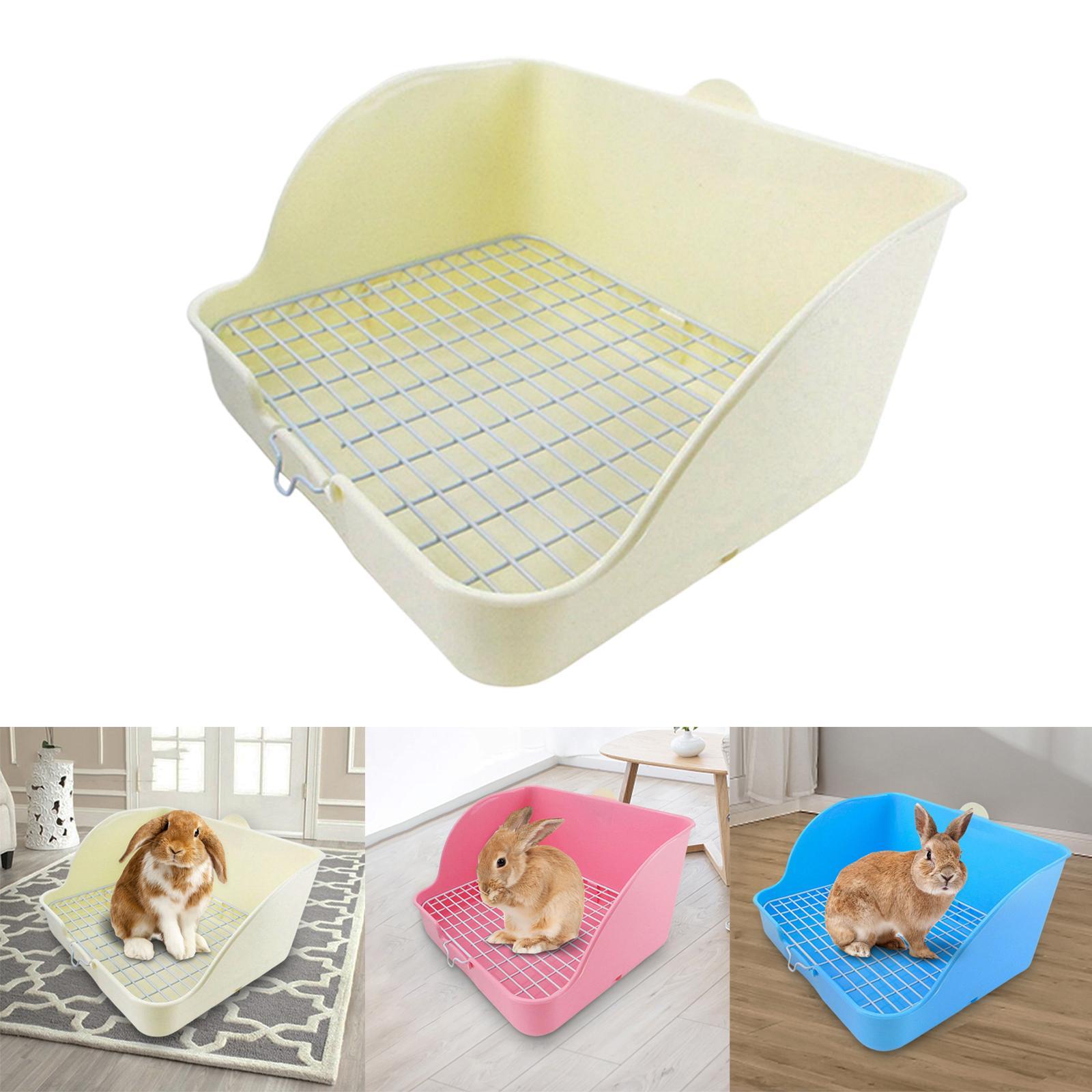 2x Rabbit Litter Box Hamster Guinea Pig Pet Toilet Small Animal Litter Tray