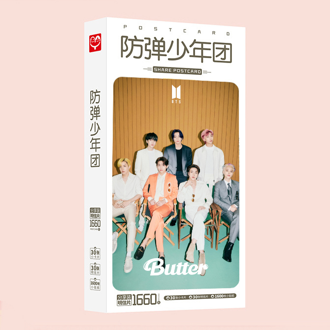 Postcard hộp ảnh BTS butter