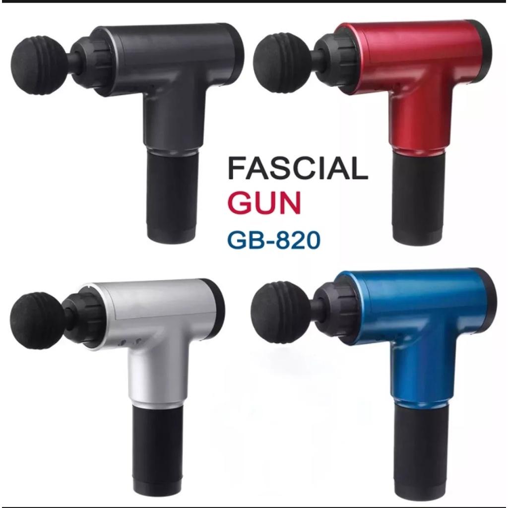 Máy Massage Toàn Thân Fascial Gun, Súng Massage Cơ Thể 4 Đầu 6 Cấp Độ Giảm Đau Mỏi Nhức Cơ Ở Người Già