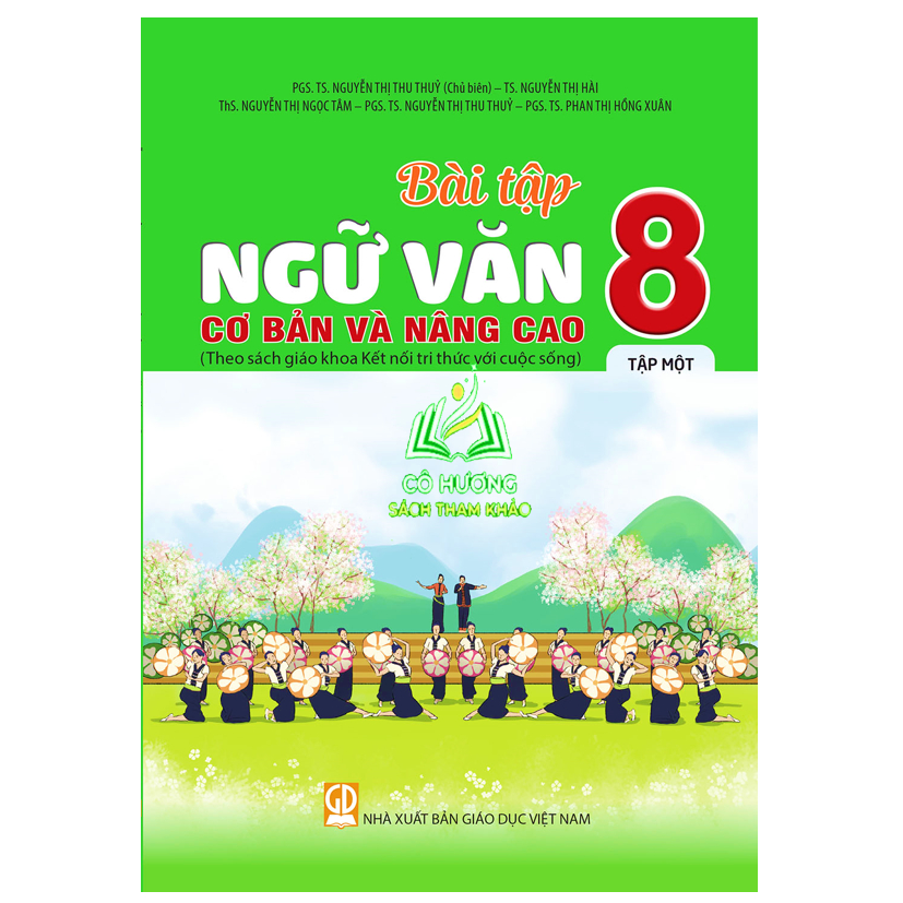 Sách - Combo Bài tập ngữ văn 8 cơ bản và nâng cao - tập 1 + 2