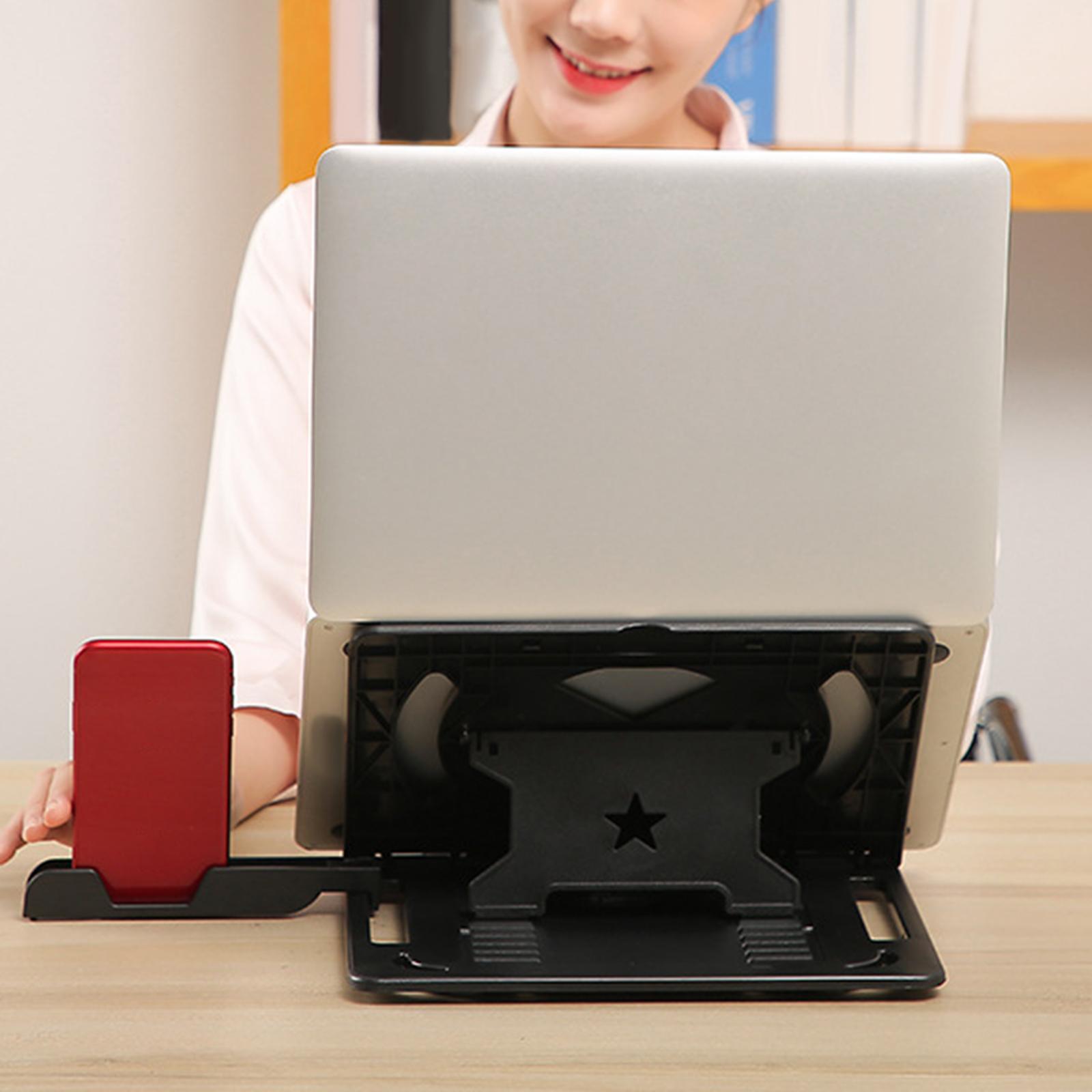Laptop Stand  Foldable Portable Computer Stand Laptop Riser