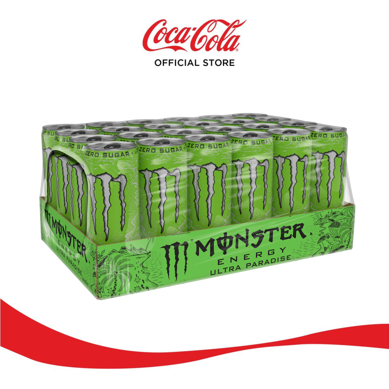 Lốc 24 Lon Nước Tăng Lực Monster Energy Ultra Paradise 355ml x 24