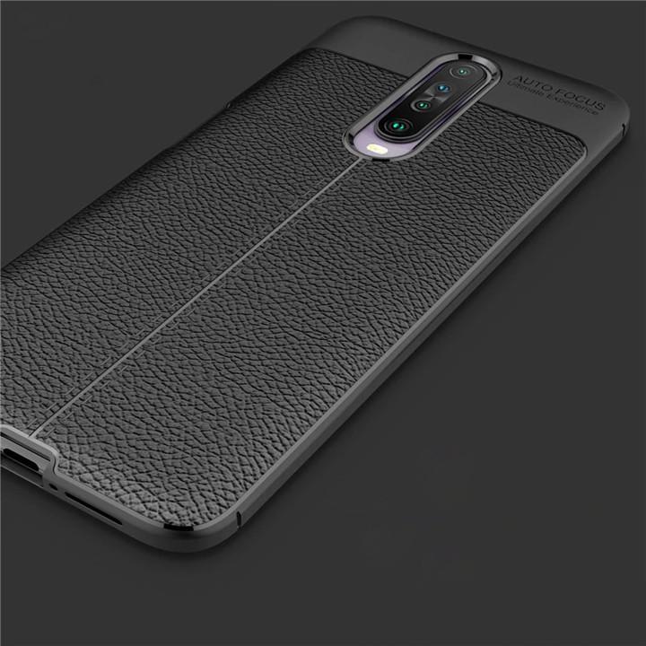 Ốp lưng Xiaomi Redmi K30 Silicon giả da Auto Focus