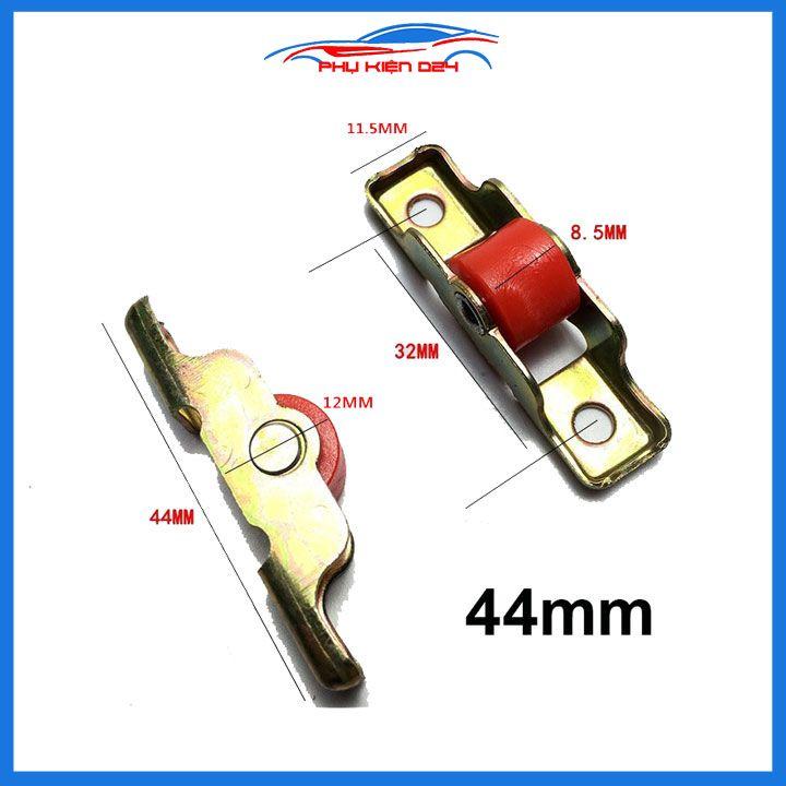 Con lăn ròng rọc bánh xe nhựa K32 cho cửa lùa tủ kính hai lại 38mm/44mm