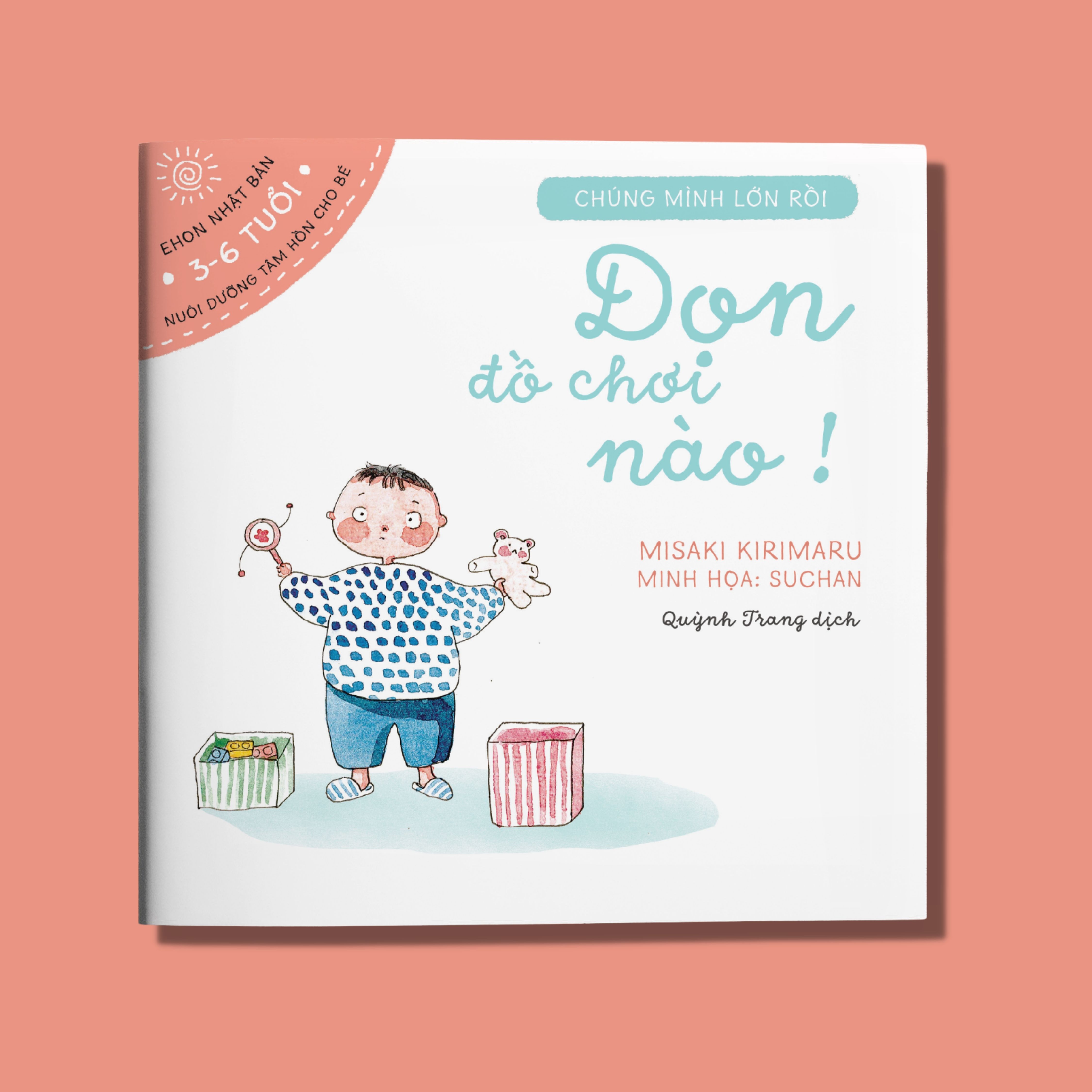 Sách - Dọn đồ chơi nào! - Ehon dành cho trẻ từ 3-6 tuổi