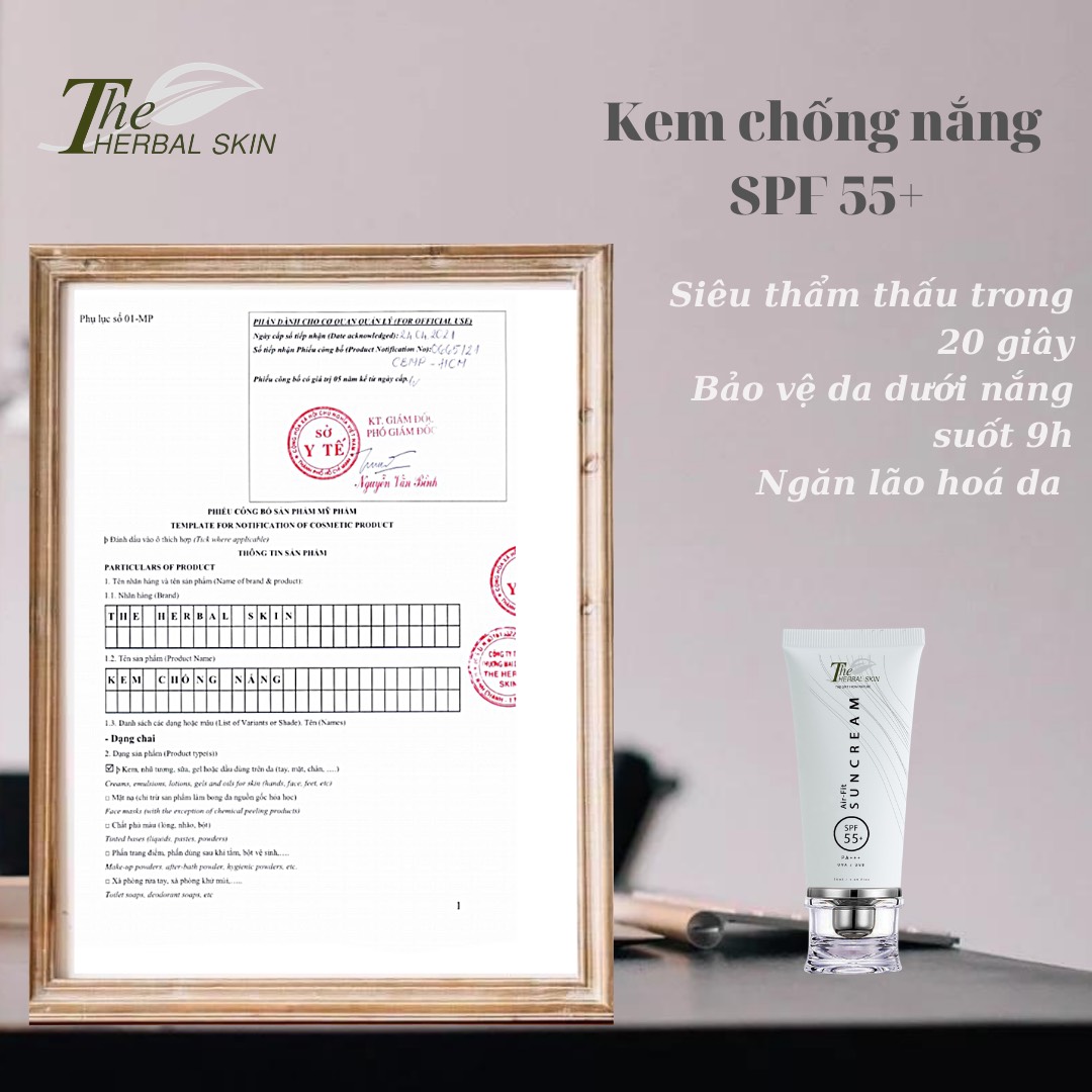 Kem Chống Nắng Trắng Da  55gr