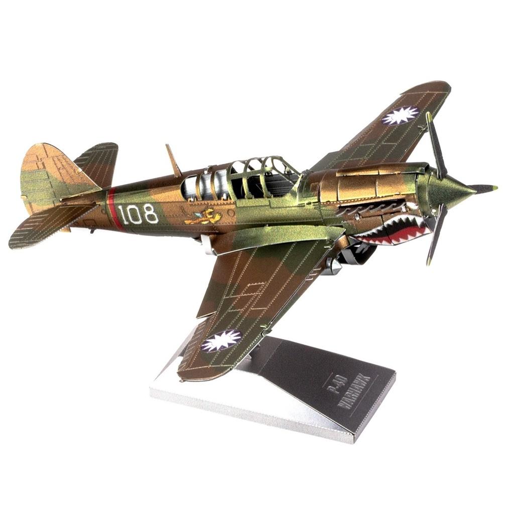 Mô hình lắp ráp 3d kim loại máy bay P-40 Warhawk
