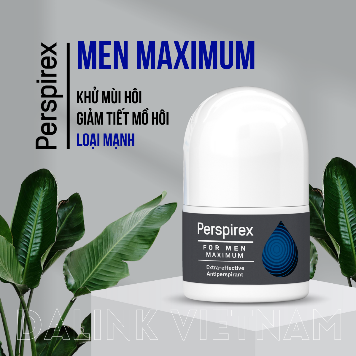 Perspirex for Men Maximum - Lăn khử mùi và ngăn tiết mồ hôi loại mạnh