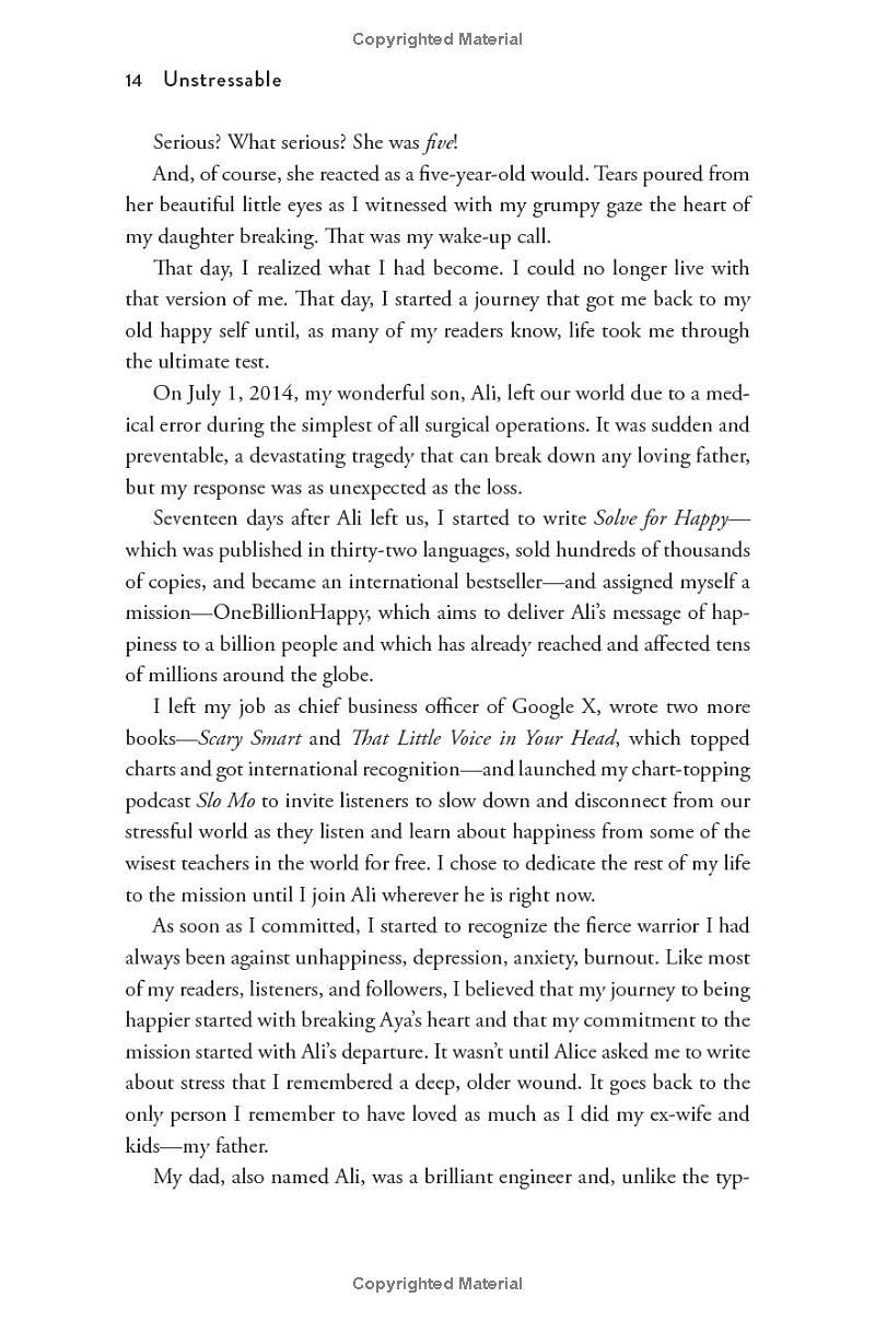 Sách ngoại văn: Unstressable - A Practical Guide To Stress-Free Living