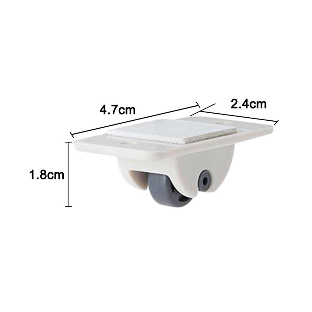 2x 4x Self Adhesive Swivel Casters Drawer Storage Box Trolley Platform Carts Wheel Directional Roller Pulley Castor Noiseless