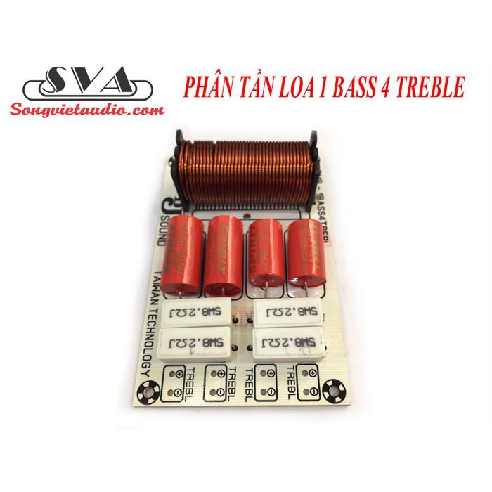 MẠCH PHÂN TẦN LOA 1 BASS 4 TREBL - CẶP