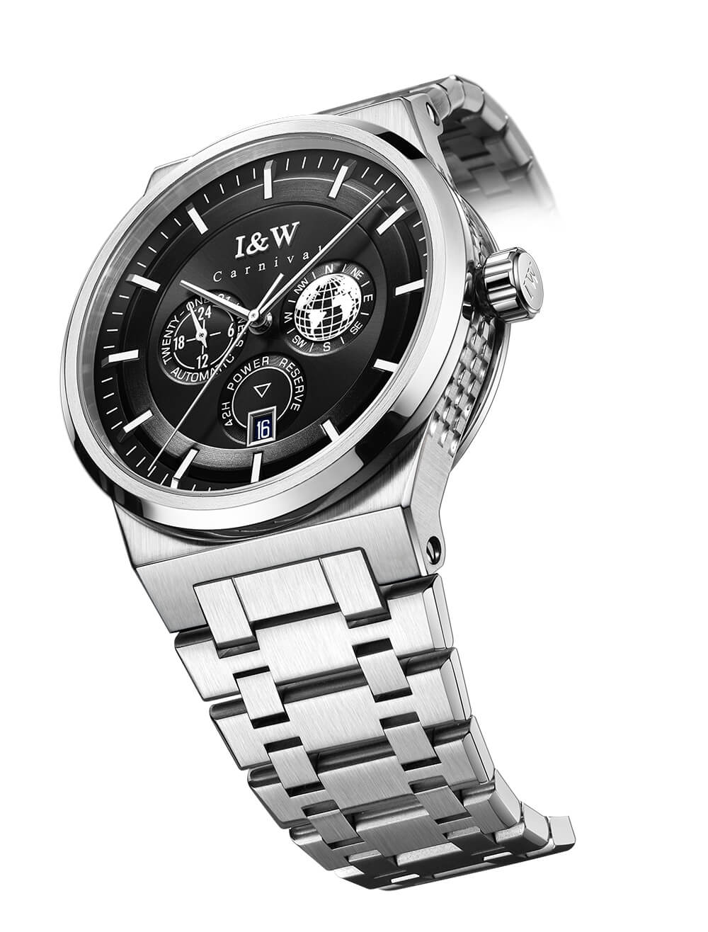 Đồng hồ nam chính hãng IW Carnival IW782G-8 ,kính sapphire,chống xước,chống nước 50m,Bh 24 tháng,máy cơ (automatic)