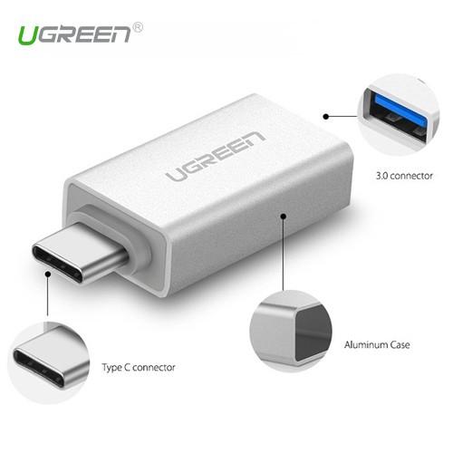 Đầu chuyển Type-C to USB 3.0 chính hãng Ugreen 30155