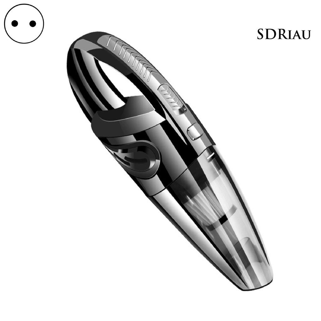 1 Bộ Máy Hút Bụi Không Dây Cầm Tay Bằng Abs Hai Chế Độ Ướt Và Khô Cho Xe Hơi