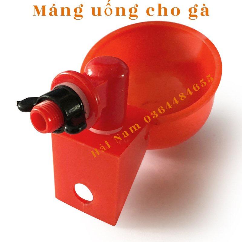 Máng Uống Nước Tự Động Cho Gà Vịt Loại To, Cốc Uống Nước Tự Động Lắp Thùng Sơn Cho Gia Câm