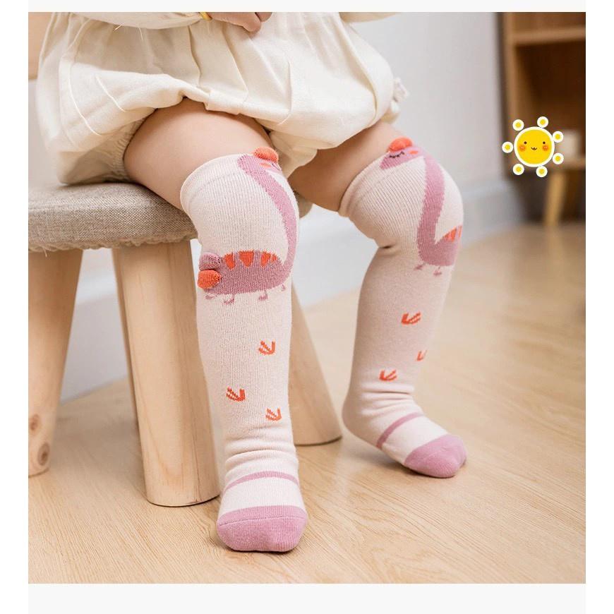 (1 đôi) Tất boot cao cổ dài đến đầu gối cho bé (mã Kids socks) và hug elephant