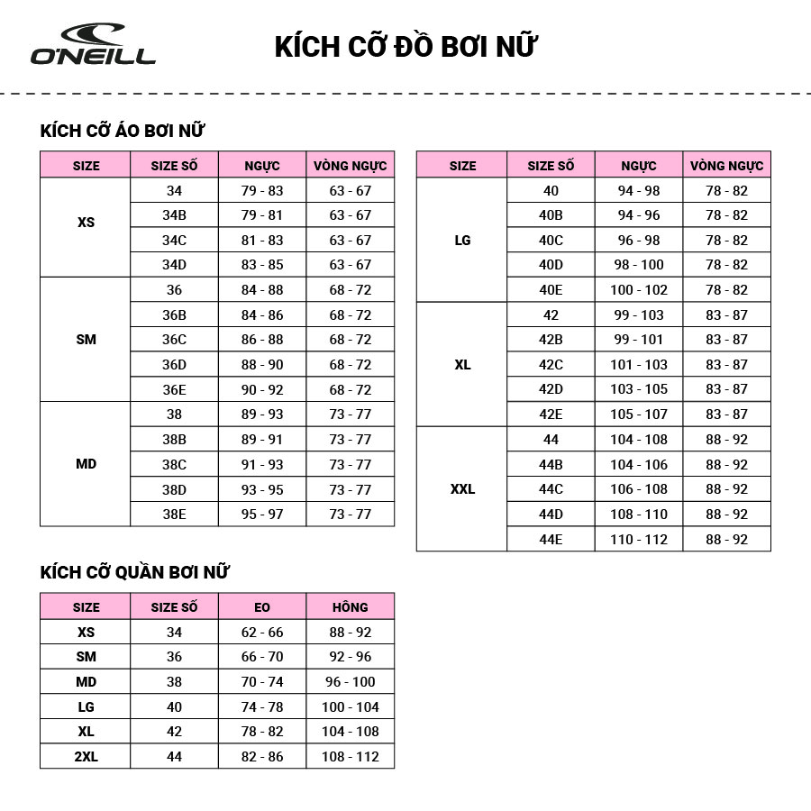 Đồ bơi một mảnh nữ Oneill Poppy - 1800102-32018