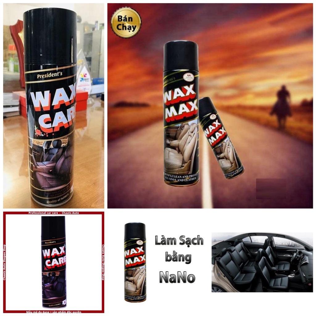 Dung dịch vệ sinh đánh bóng nội thất ô tô Wax Care công nghệ mới bảo vệ phục hồi nhựa đồ da xe hơi siêu bóng