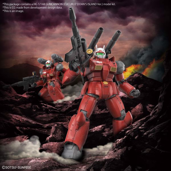 Mô Hình Lắp Ráp RX-77-02 GUNCANNON CUCURUZ DOAN'S ISLAND VER. - HGUC 1/144 - GUNDAM BANDAI - Hàng Chính Hãng