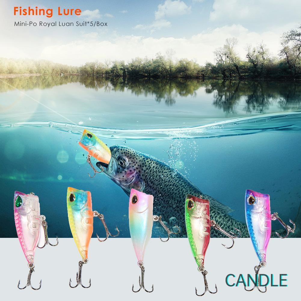 Set 5 Mồi Câu Cá Giả 4cm 3.5g
