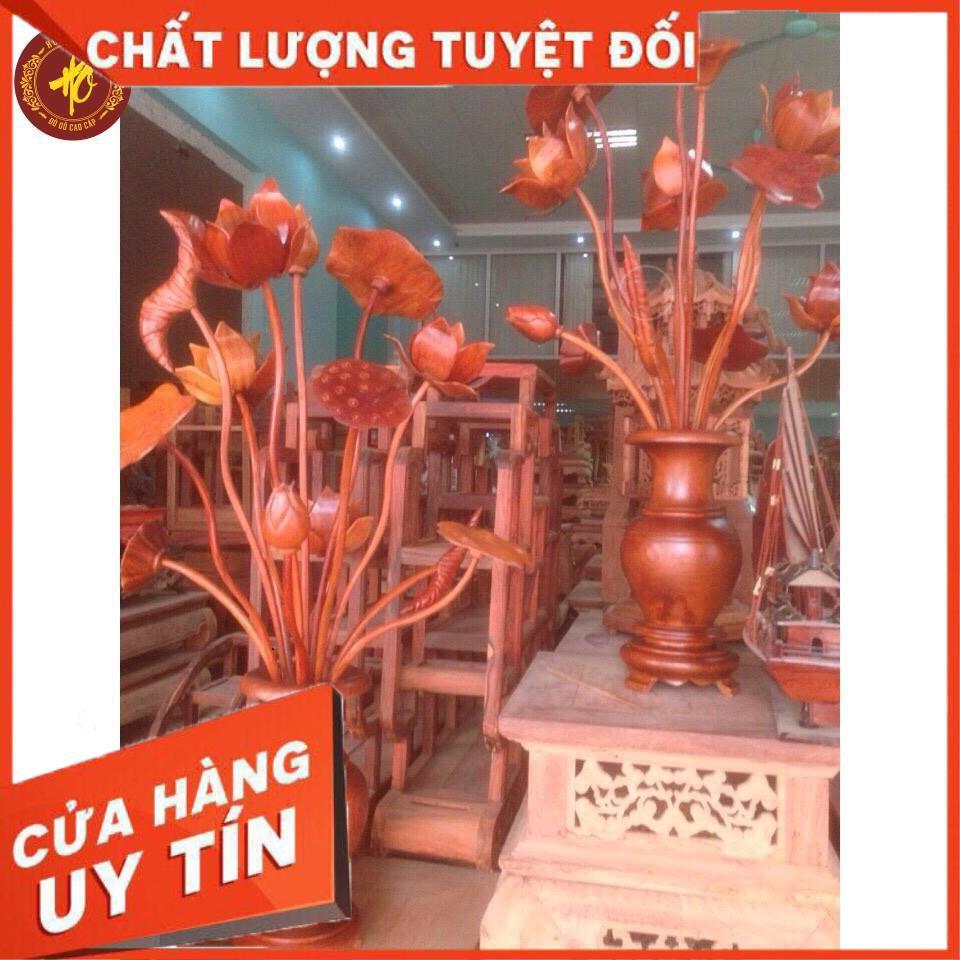 BÌNH HOA SEN GỖ HƯƠNG - HOÀN TIỀN NẾU KHÔNG ĐÚNG SẢN PHẨM