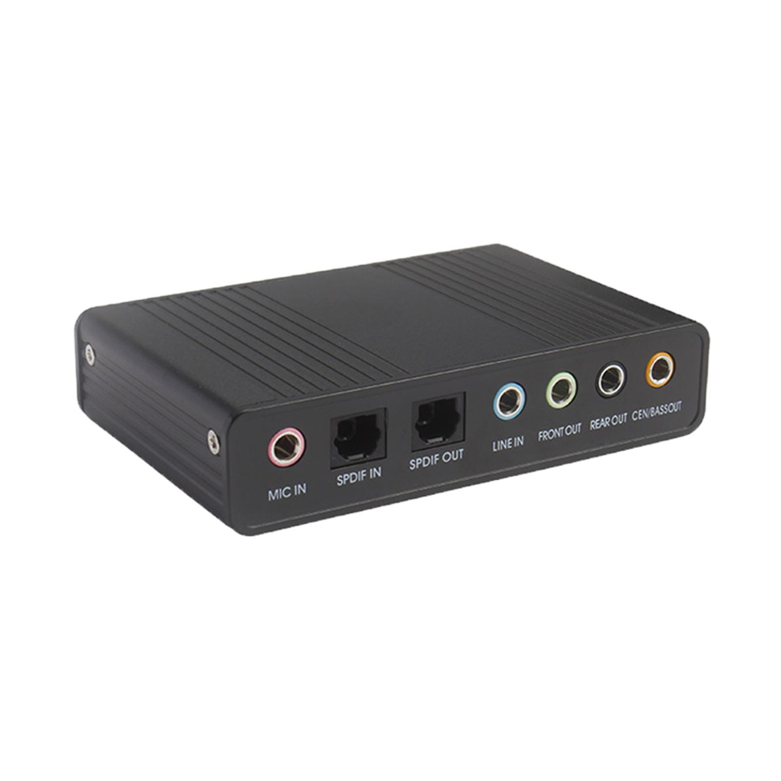 Sound Card Replacement Audio Sound Card Adapter Premium Durable for Laptop PC Desktops