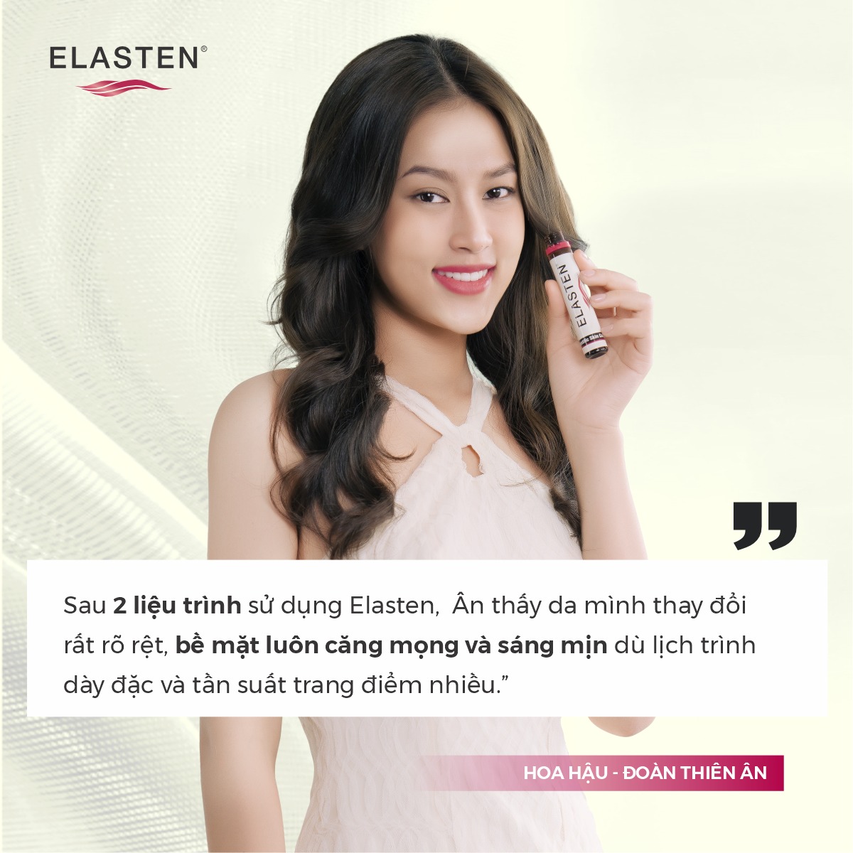 [Bán Chạy] 1 Hộp 28 Ống Collagen Elasten Giúp Da Căng Mịn, Chống Lão Hóa, Tóc Chắc Khỏe - Collagen Số 1 Tại Đức