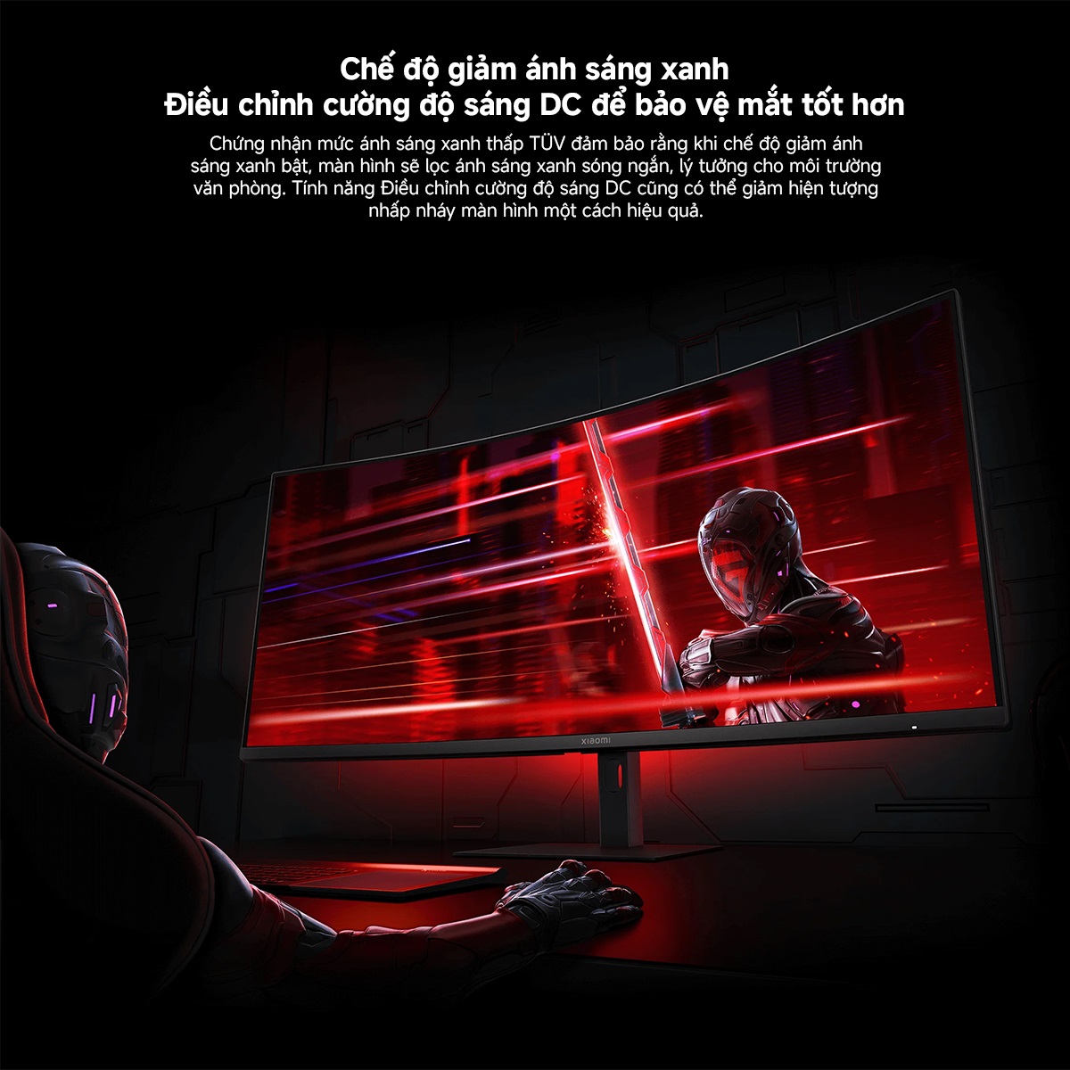 Màn Hình Cong Gaming Xiaomi 2K Curved Gaming Monitor G34i (34inch/180Hz/1ms) - Hàng Chính Hãng