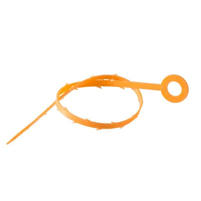 1PC Kitchen Sink Cleaning Hook Sewer Dredging Spring Pipe Hair Dredging Cleaning Tool With 47.5CM Toilet Brush Kitchen Gadgets