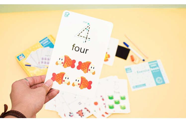 Đồ Chơi Thẻ Flashcards song ngữ học tập dành cho các bé trước khi học mẫu giáo