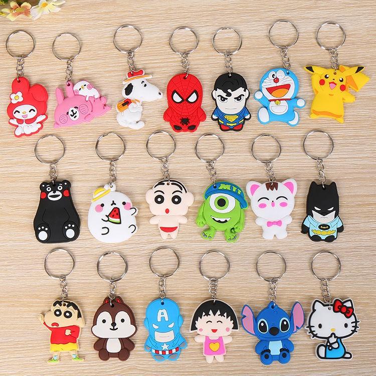 Móc Khóa Silicon Hoạt Hình Nhiều Mẫu Duashop