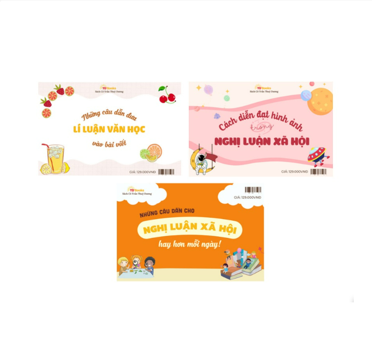 Sách - Combo 3 cuốn FlashCard Những câu dẫn đưa lí luận văn học + nghị luận xã hội