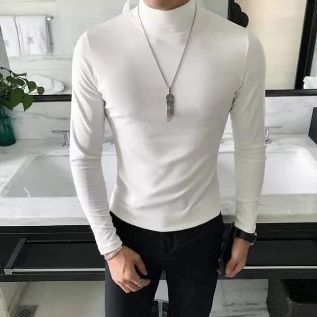 Áo giữ nhiệt nam lót nỉ - Co giãn - Thoải mái - Ấm áp