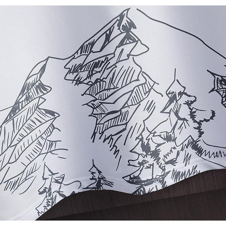 Bộ quần áo mặc nhà nam mùa hè chất vải sợi polysster mềm mịn, thoáng mát Astoryo