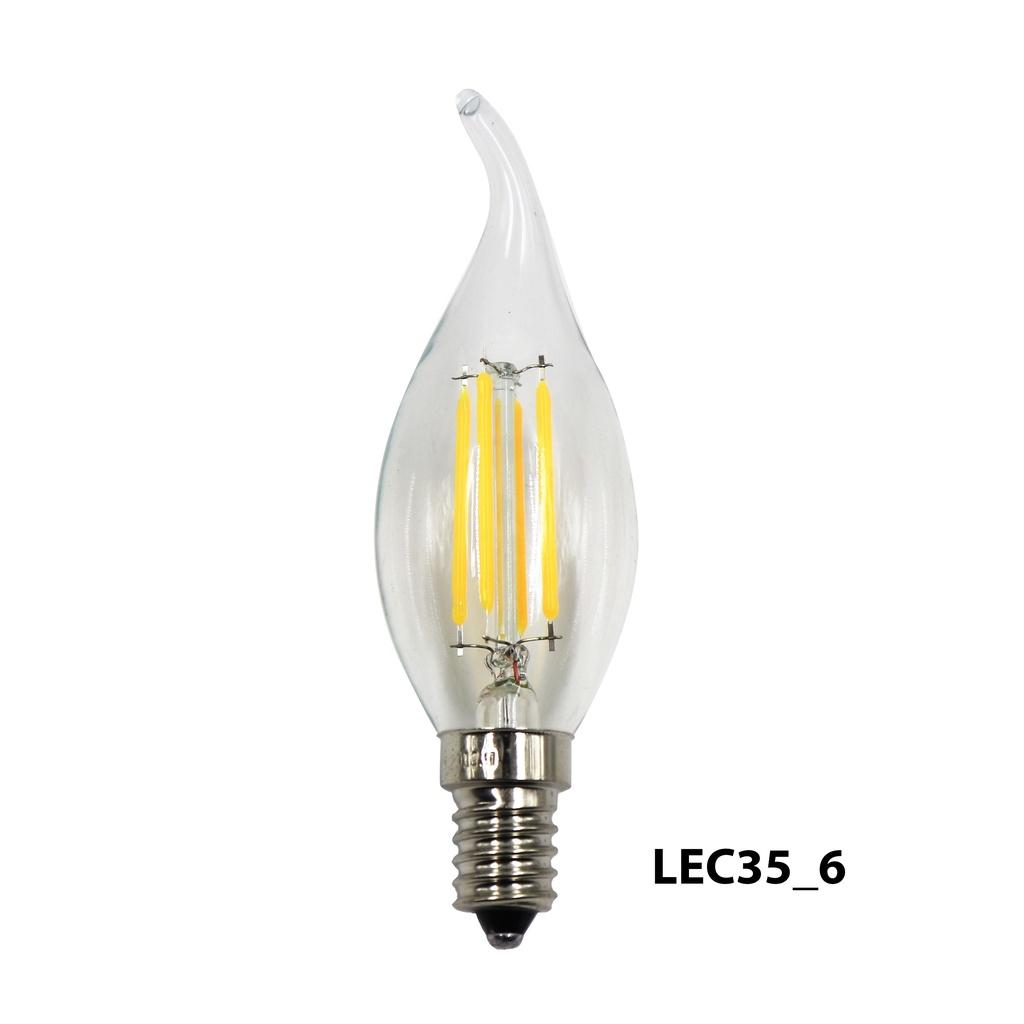 Bóng đèn LED Edison C35 4w E14/E27 2700k, êm dịu, thân thiện môi trường