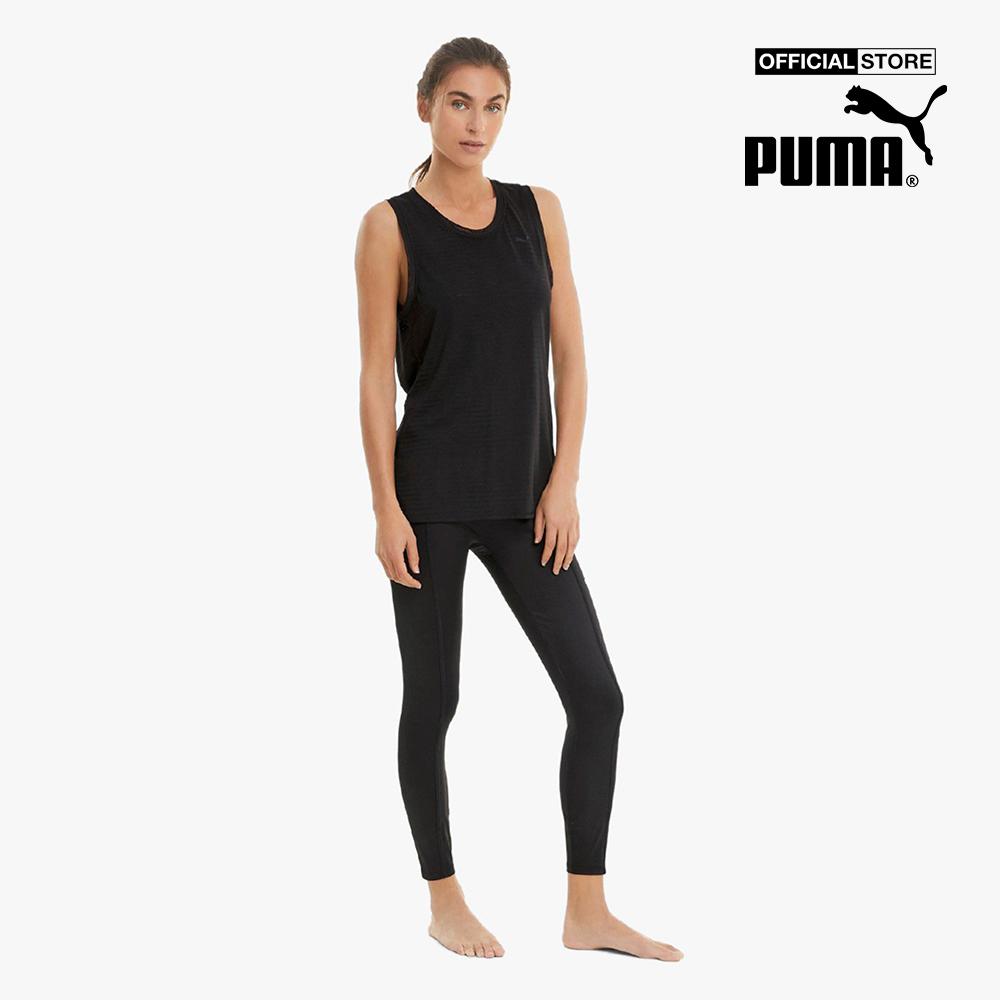 PUMA - Áo thun thể thao nữ sát nách Studio Burnout Tank 520225-01