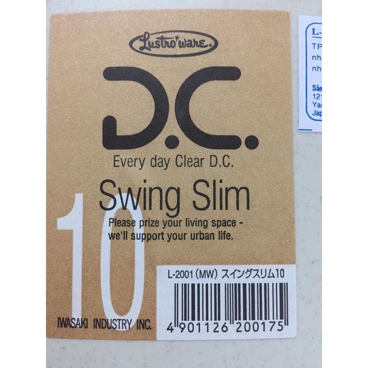 Thùng rác cao cấp nắp xoay 11.5L, sx tại Nhật Bản, hiệu Lustroware, tô điểm cho vp của bạn thêm sang trọng.