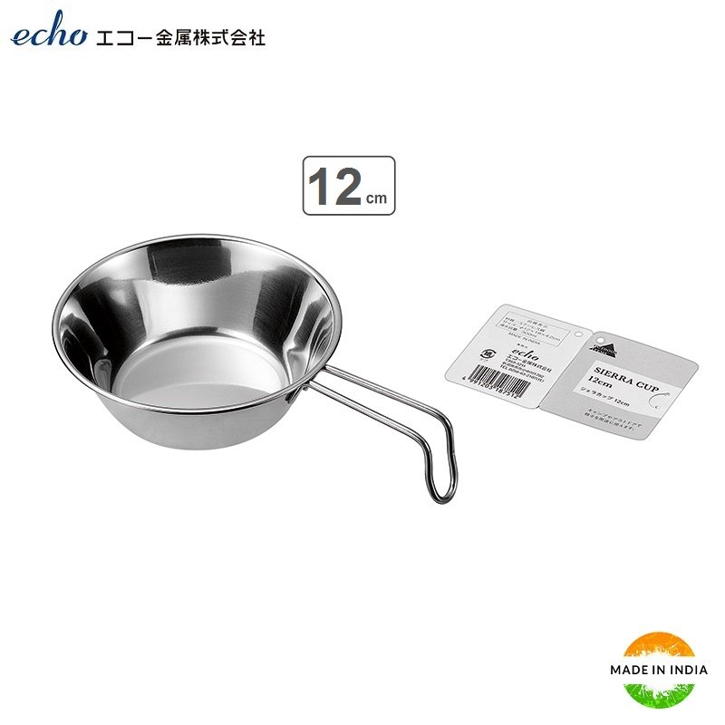 Tô Inox Φ12cm Echo Metal Có Quai Cầm, Treo Tiện Dụng