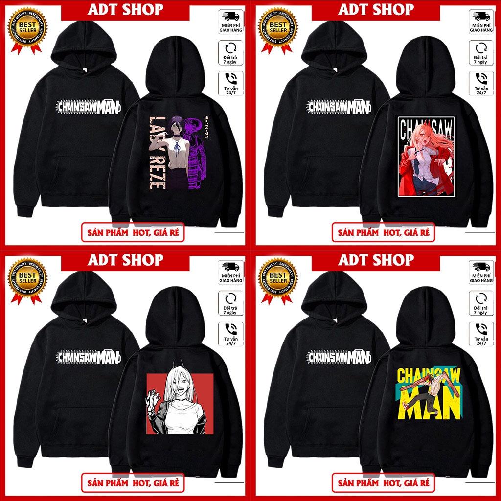 BST Áo Hoodie in hình Makima anime Chaisaw Man mẫu hình mới