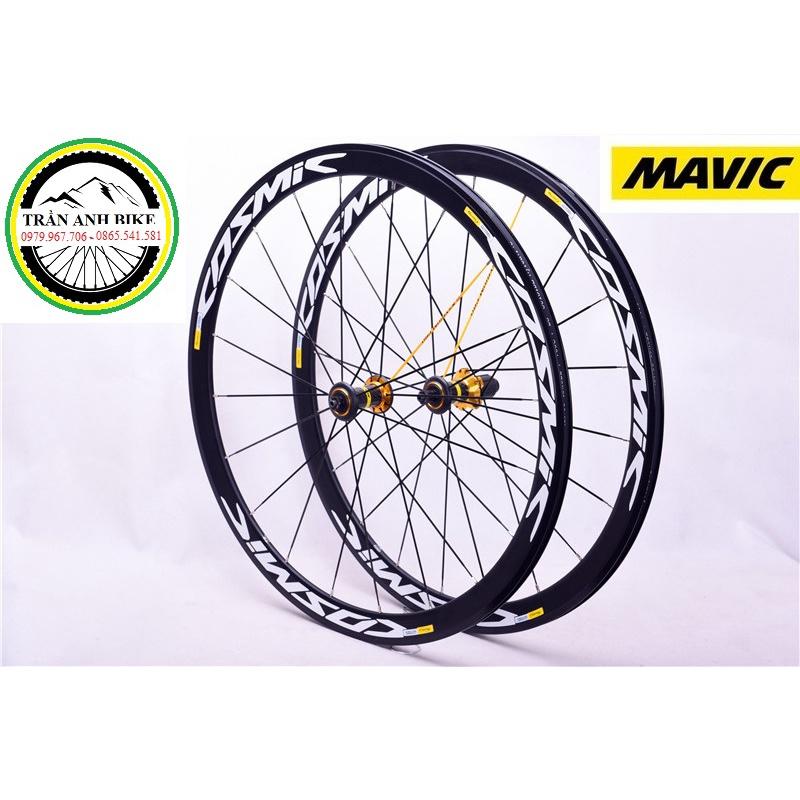 Bộ vành nhôm xe đạp road MAVIC COSMIC PRO 700Cx40mm - Hub Carbon