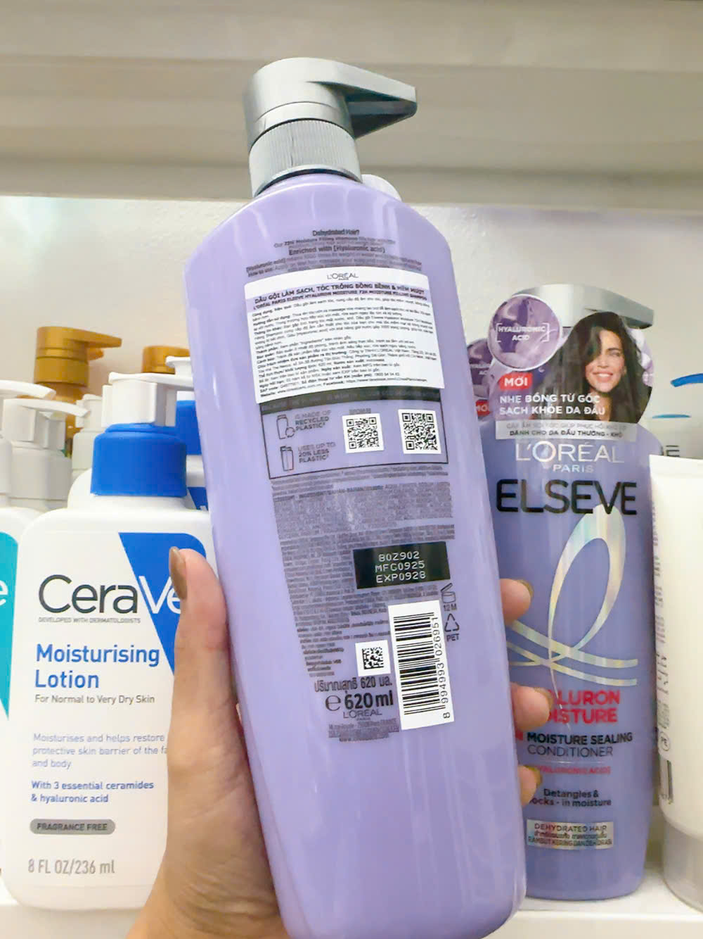 Bộ Gội Xả L'Oreal Tóc Phồng Bồng Bềnh Cho Da Đầu Khô