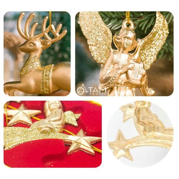 Hộp phụ kiện treo cây thông xi vàng Gold X-PKTCT-44